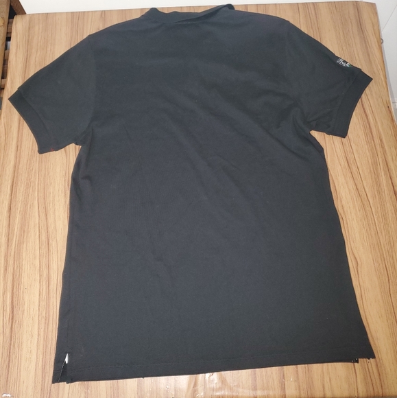 J. Lindeberg Golf Polo Shirt Mens Size XL Black Solid Macau JL - Picture 7 of 8